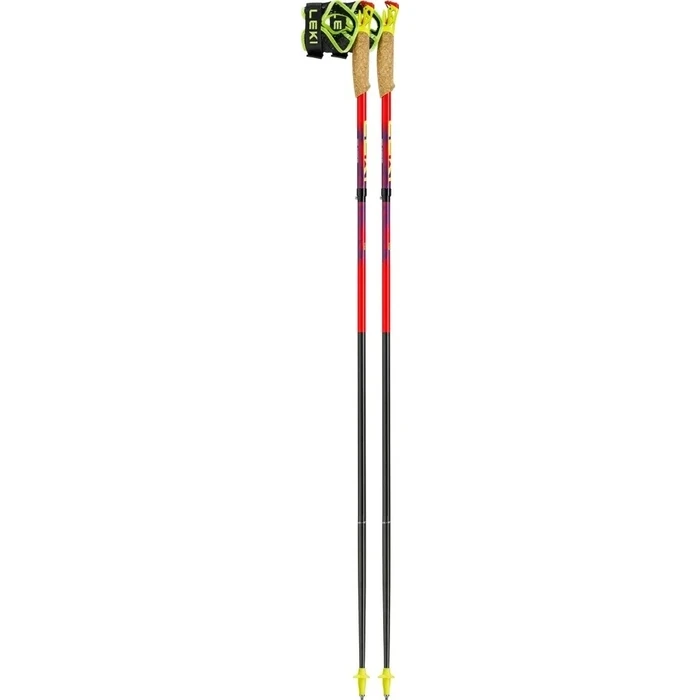 LEKI TRL Ultratrail FX.One Folding Trail Running Poles, 115 cm, Red