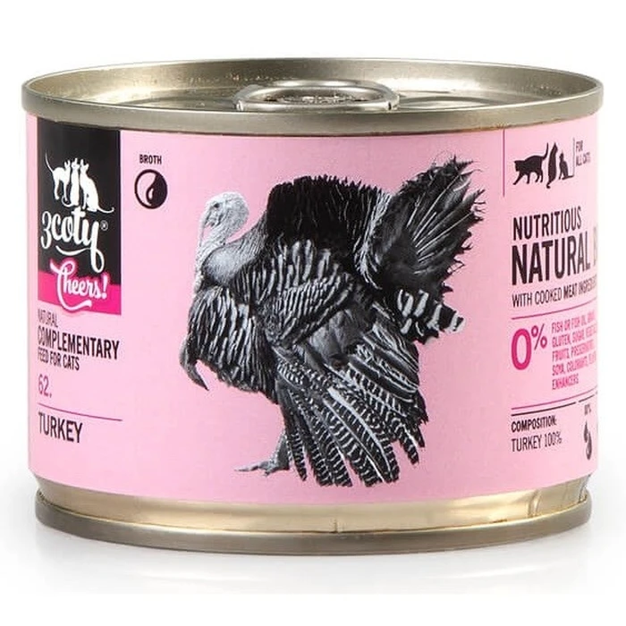 3COTY Cheers! 62 Turkey - Wet Cat Food - 160 g