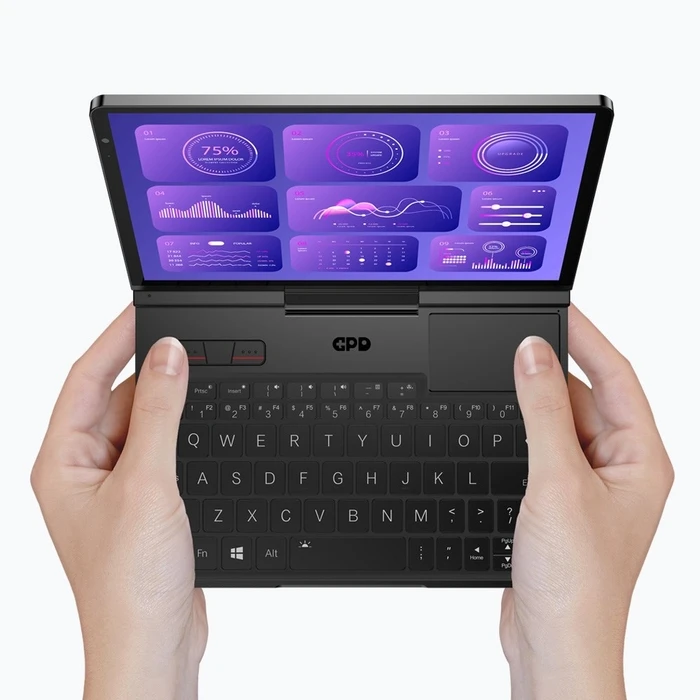 GPD Pocket 4 - , 8.8" WQXGA (2560x1600) Touch 144Hz IPS x360(Ryzen 7 8840U/ 16GB DDR5/ 1TB NVMe SSD/ Radeon 780M, Windows 11) (US Keyboard)