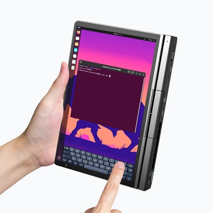 GPD Pocket 4 - , 8.8" WQXGA (2560x1600) Touch 144Hz IPS x360(Ryzen 7 8840U/ 16GB DDR5/ 1TB NVMe SSD/ Radeon 780M, Windows 11) (US Keyboard)