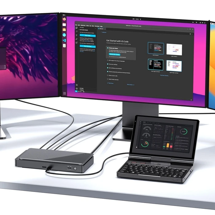 GPD Pocket 4 - , 8.8" WQXGA (2560x1600) Touch 144Hz IPS x360(Ryzen 7 8840U/ 16GB DDR5/ 1TB NVMe SSD/ Radeon 780M, Windows 11) (US Keyboard)