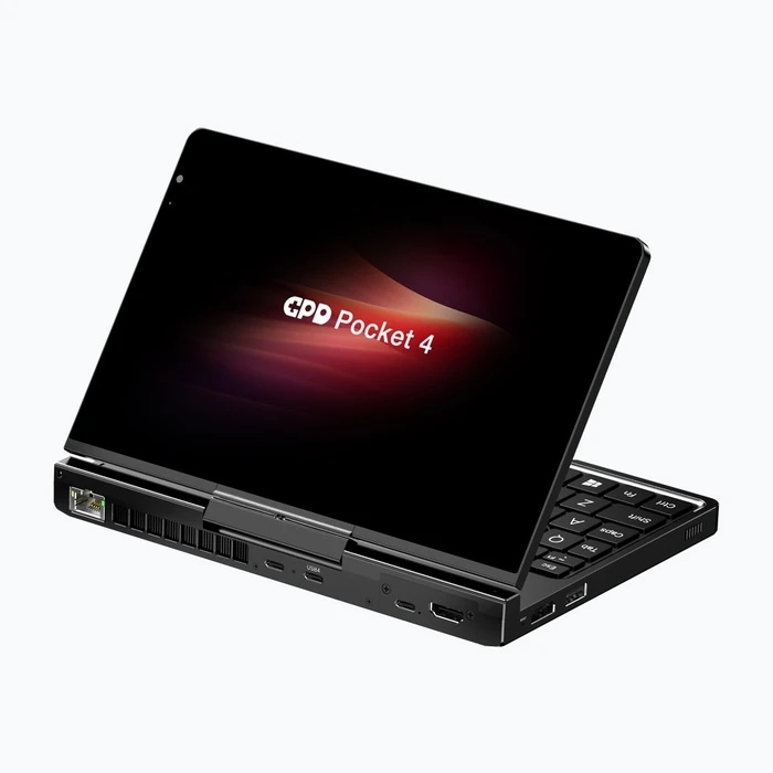 GPD Pocket 4 - , 8.8" WQXGA (2560x1600) Touch 144Hz IPS x360(Ryzen 7 8840U/ 16GB DDR5/ 1TB NVMe SSD/ Radeon 780M, Windows 11) (US Keyboard)