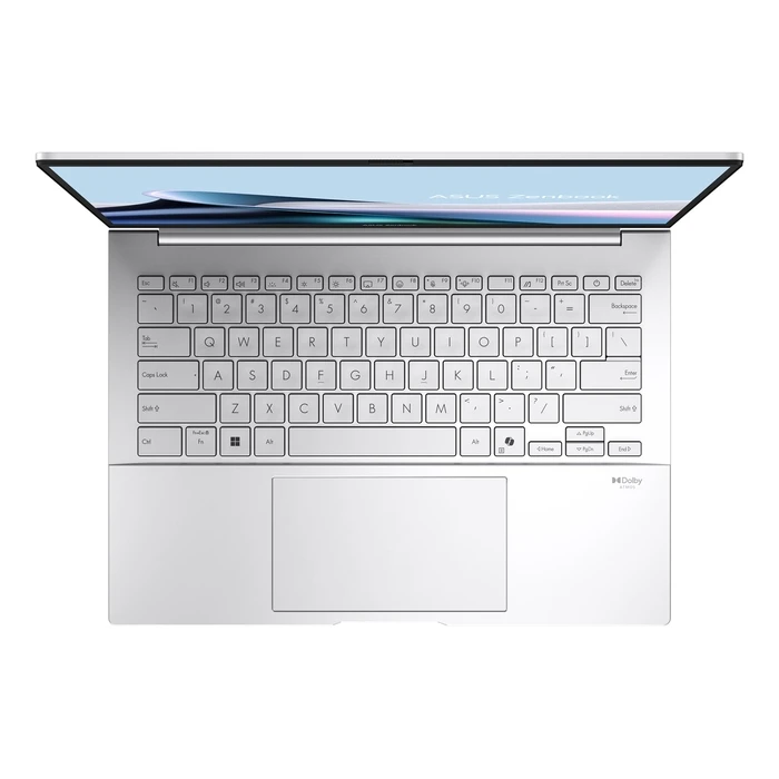 ASUS Zenbook 14 UX3405CA-QD1247W Ultra 5 225H 14.0" WUXGA OLED 60Hz 400nits AG 16GB LPDDR5X 512GB SSD Intel Arc Graphics Cam FHD+IR 75Wh Windows 11 Foggy Silver (International English Keyboard)