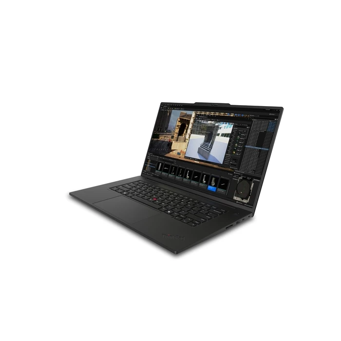 Lenovo ThinkPad P1 Gen 7 - 16" WQXGA (2560x1600) - Intel Core Ultra 7 165H - 32GB LPDDR5x - 1TB NVMe SSD - NVIDIA GeForce RTX 4070 - Wi‑Fi 7 - Windows 11 Pro - Black (International English Keyboard)