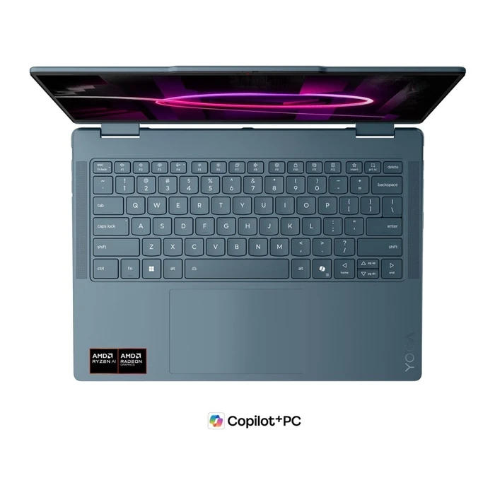 Lenovo Yoga 7 Gen 11 (14") Ryzen AI 5 435 WUXGA Touch OLED 16GB LPDDR5X 512GB SSD Tidal Teal (International English Keyboard)