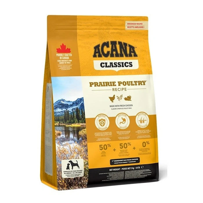 ACANA Classics Prairie Poultry - Ξηρή Τροφή για Σκύλους 2 kg (Κοτόπουλο)