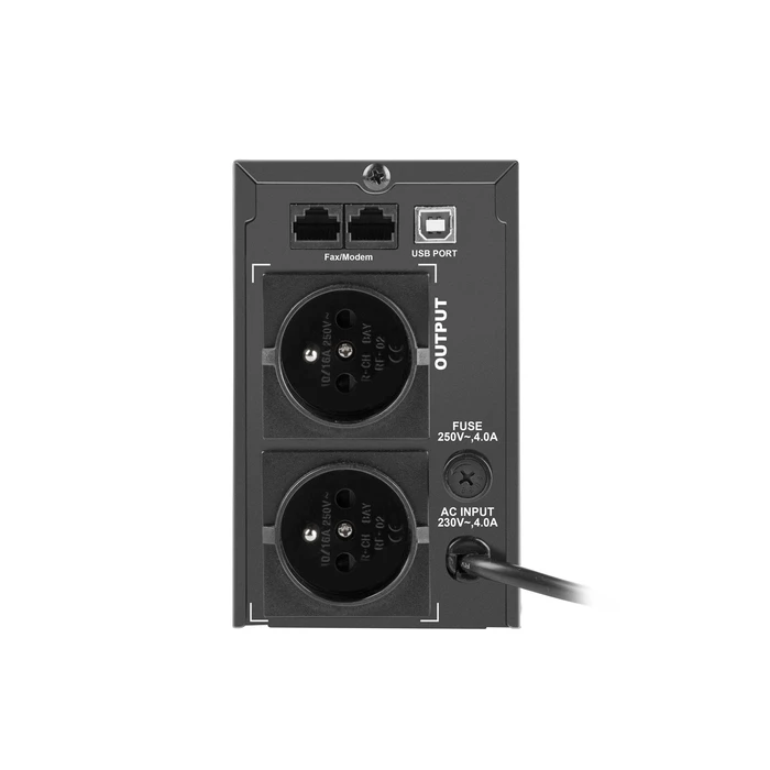 Armac UPS O/650E/LCD - Έκτακτη παροχή ρεύματος Line-Interactive 650VA (Μαύρο)