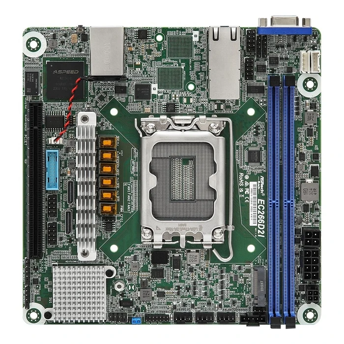 ASRock EC266D2I μητρική πλακέτα Intel C266 LGA1700 Mini ITX (Server)
