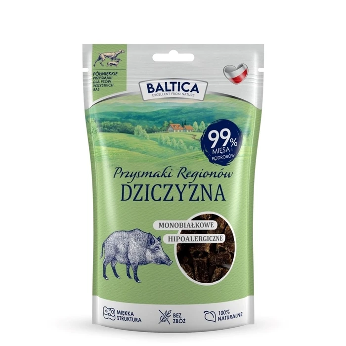 BALTICA Przysmaki regionów Monoprotein Venison - Λιχουδιά για σκύλους, 80 g