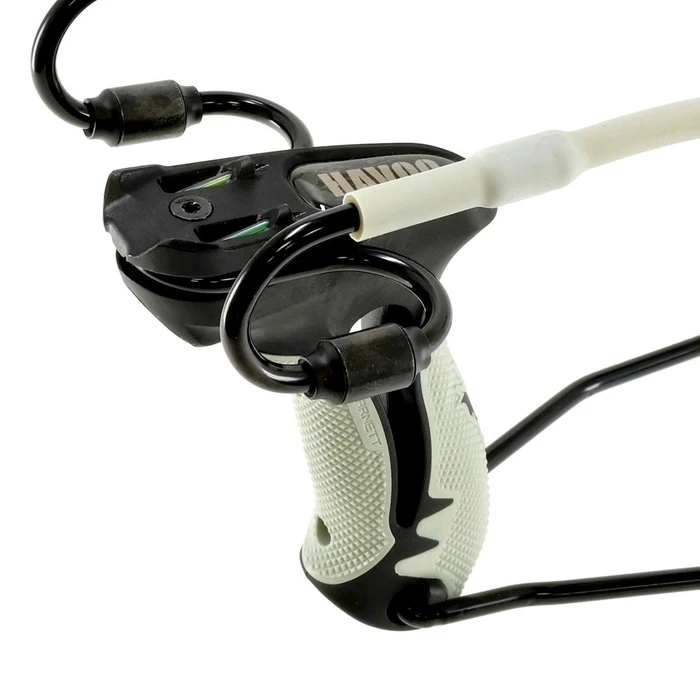 Barnett King Rat Havoc Slingshot with Wrist Rest and Magnum Power Bands (Black/Grey)