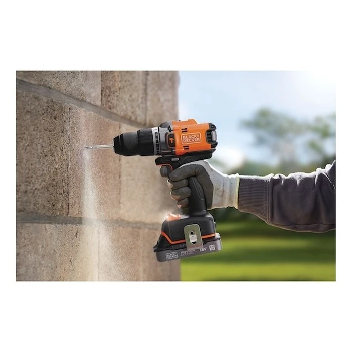 BLACK & DECKER BLD683XN-XJ Δραπανοκατσάβιδο 18V (Χωρίς Μπαταρία) Μαύρο/Πορτοκαλί