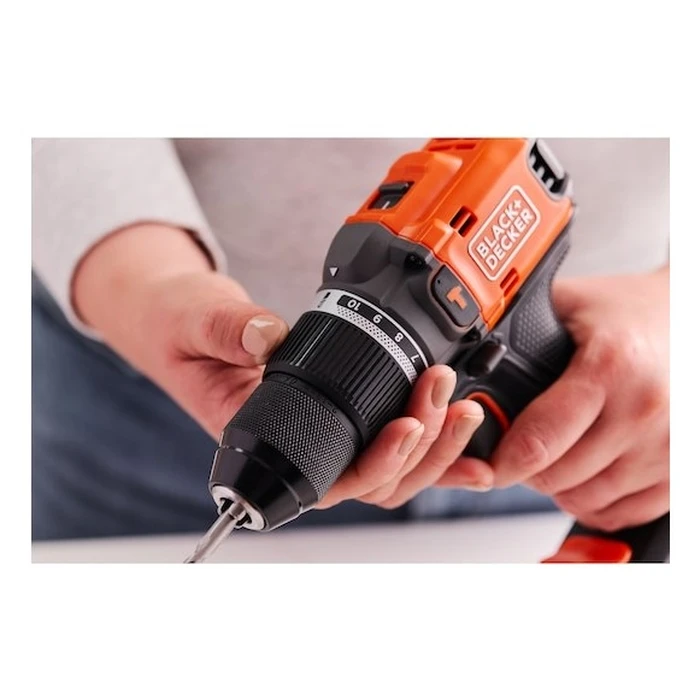BLACK & DECKER BLD683XN-XJ Δραπανοκατσάβιδο 18V (Χωρίς Μπαταρία) Μαύρο/Πορτοκαλί