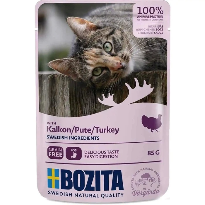 BOZITA Κομματάκια Κρέατος σε Σάλτσα με Γαλοπούλα 85g