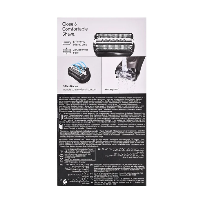 Braun Series 3 3000S Foil Shaver - Grey