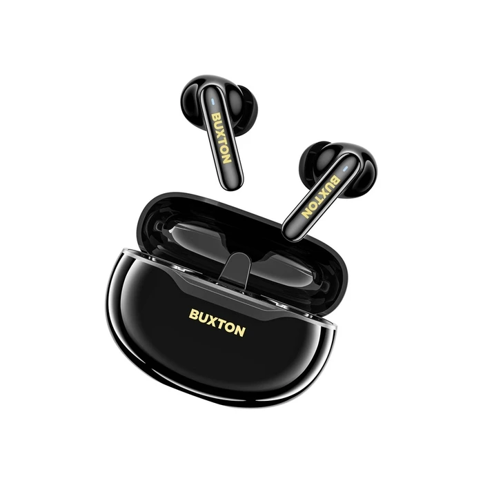Buxton BTW 7200 Tuya - In-ear wireless earphones with charging case, Black