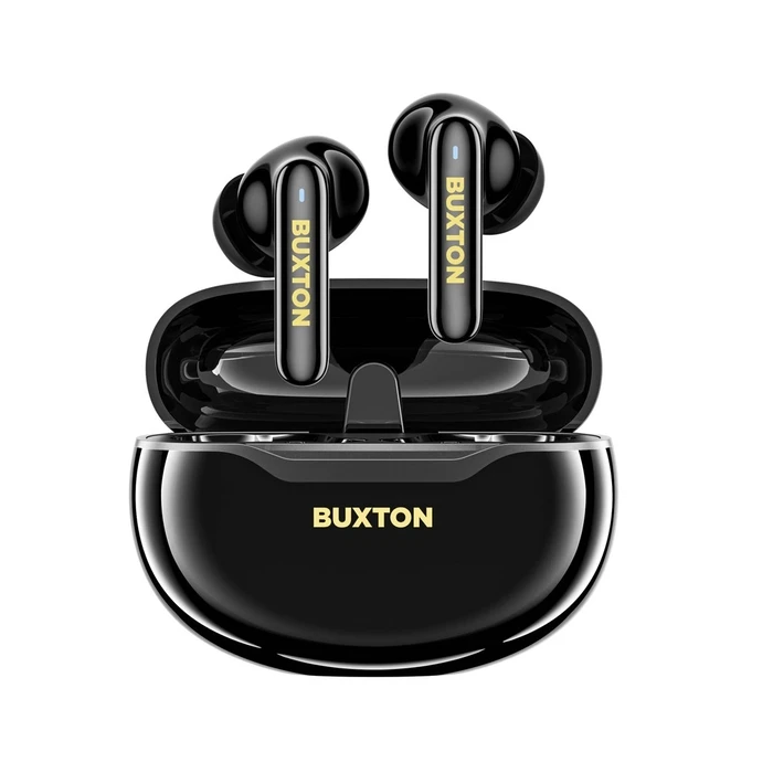 Buxton BTW 7200 Tuya - In-ear wireless earphones with charging case, Black