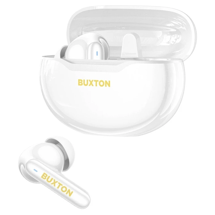 Buxton BTW 7200 White Tuya - Ασύρματα in-ear ακουστικά με θήκη φόρτισης, λευκό