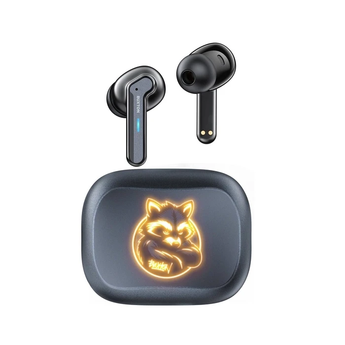 Buxton BTW 8200 Racoon - In-ear Wireless Earphones with Charging Case (White)
