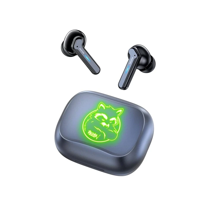 Buxton BTW 8200 Racoon - In-ear Wireless Earphones with Charging Case (White)