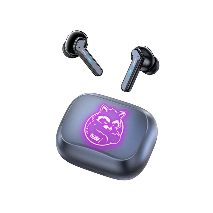 Buxton BTW 8200 Racoon - In-ear Wireless Earphones with Charging Case (White)