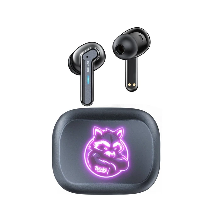 Buxton BTW 8200 Racoon - In-ear Wireless Earphones with Charging Case (White)
