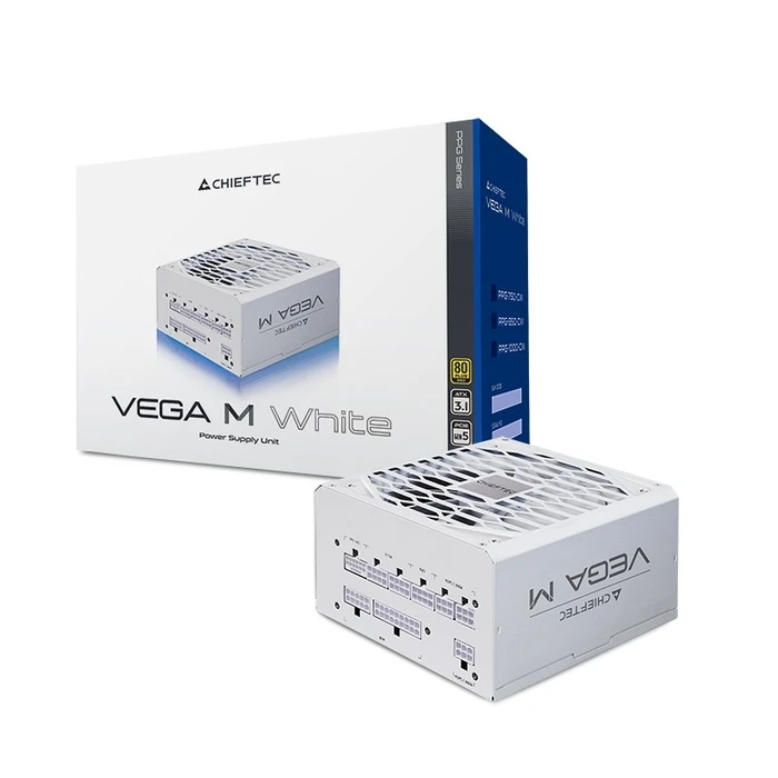 Chieftec VEGA PPG-750-CW Τροφοδοτικό 750W ATX 3.1 Full-Modular Λευκό