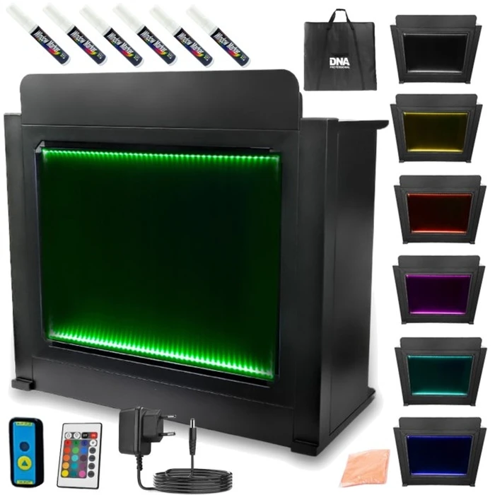 DJ Table XL BK booth stand with lighting