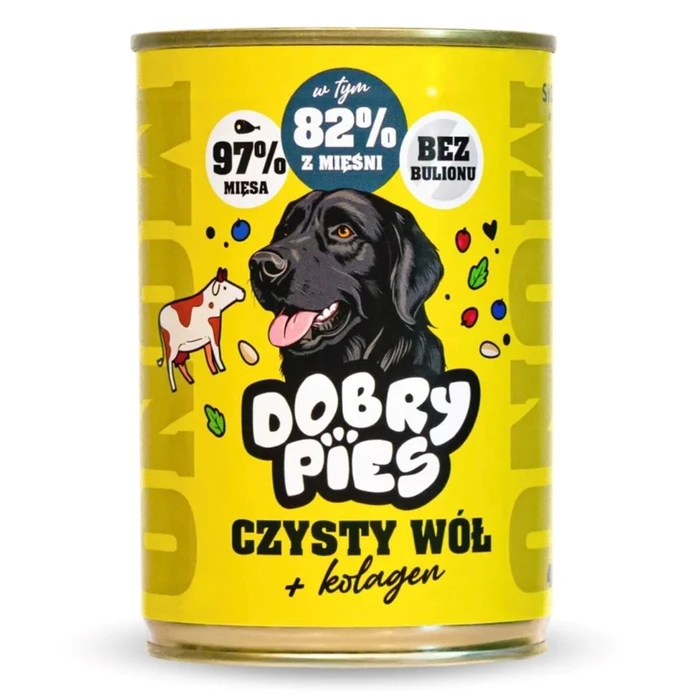 DOBRY PIES Mono Pure Ox + Collagen υγρή τροφή για σκύλους 400 g