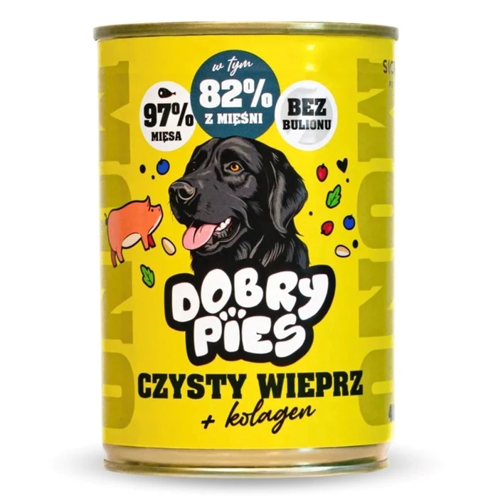 DOBRY PIES Mono Pure Χοιρινό + Κολλαγόνο 400 g