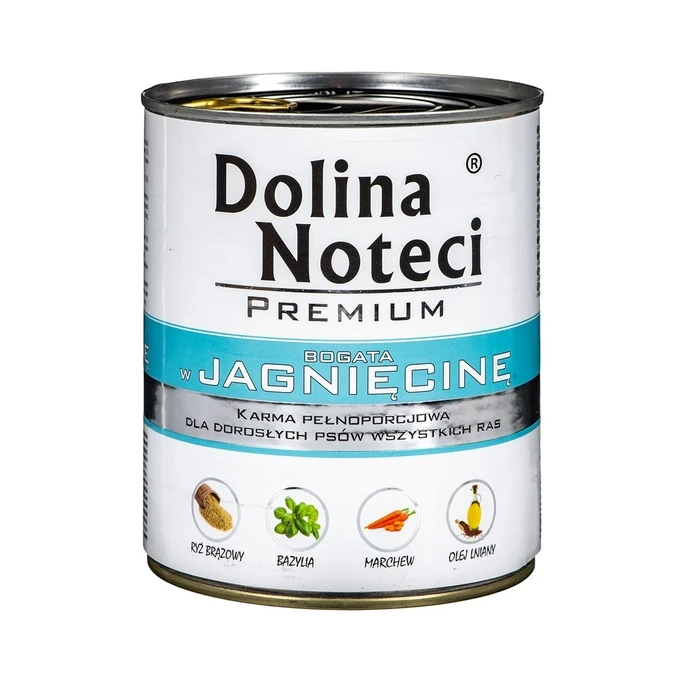 DOLINA NOTECI Premium Rich in lamb - Πλούσια σε αρνί - Υγρή τροφή για σκύλους - 800 g