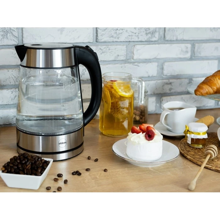 Eldom Ketty C420 Γυάλινος Ασύρματος Βραστήρας 1.7 L 2200 W