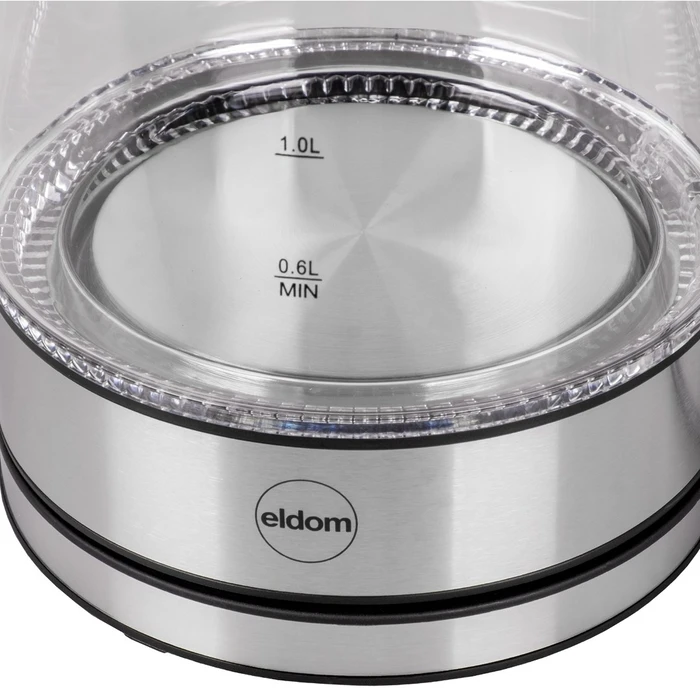 Eldom Ketty C420 Γυάλινος Ασύρματος Βραστήρας 1.7 L 2200 W