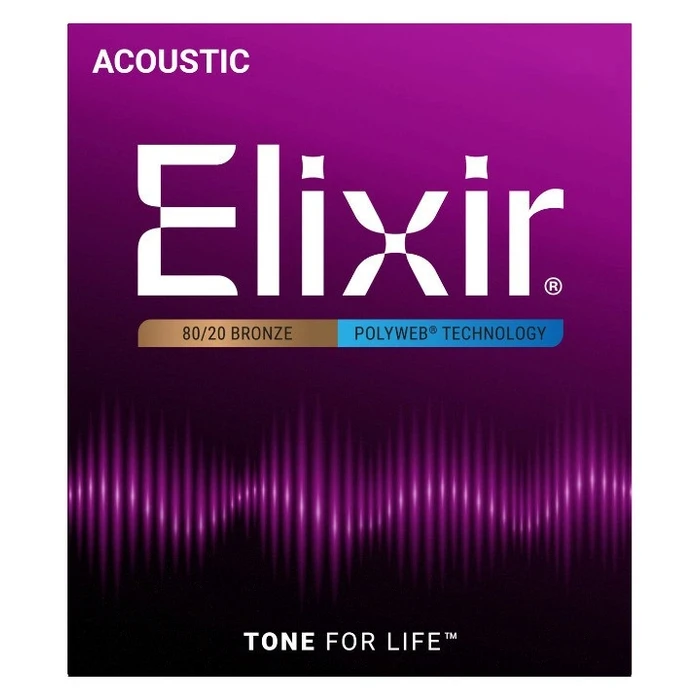 Elixir 11100 Medium (13-56) PW - Acoustic Guitar Strings (6-pack)