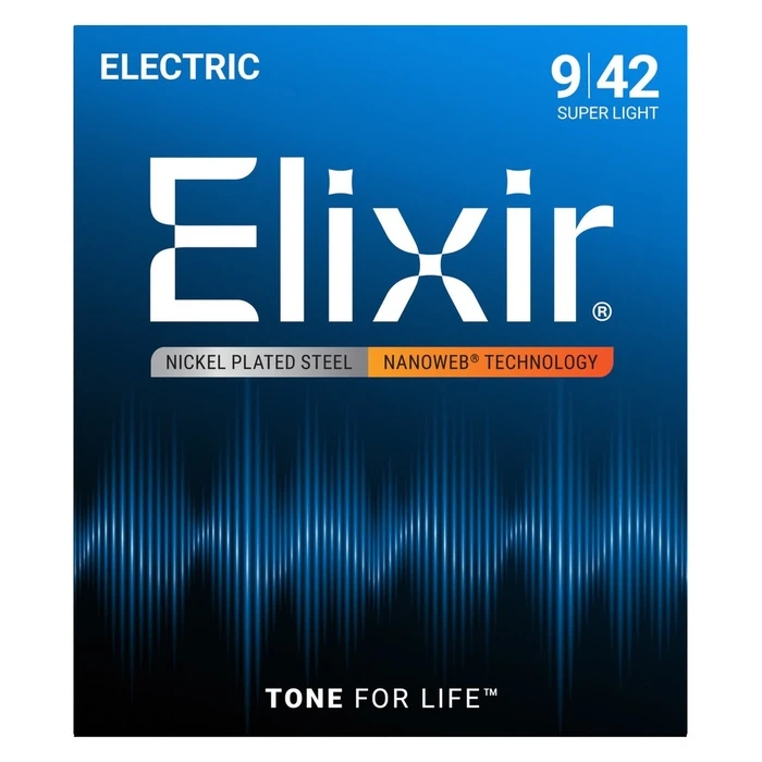 Elixir Strings 12002 - Electric guitar strings (09-42), 6 pcs.