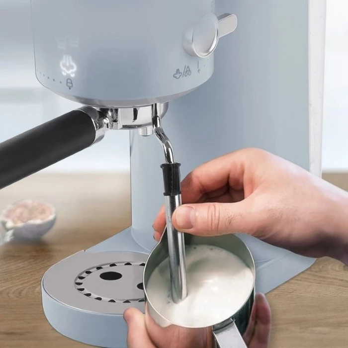 ELLE Espresso Coffee Machine, Blue - Elle Home EKCMP801BUEU