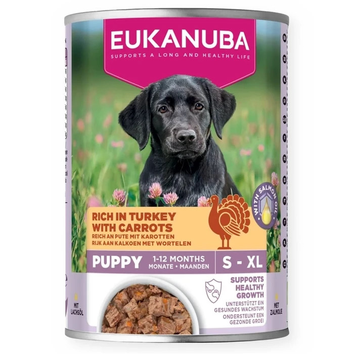EUKANUBA Life Care Puppy Υγρή Τροφή Γαλοπούλα με Καρότα - 400 g