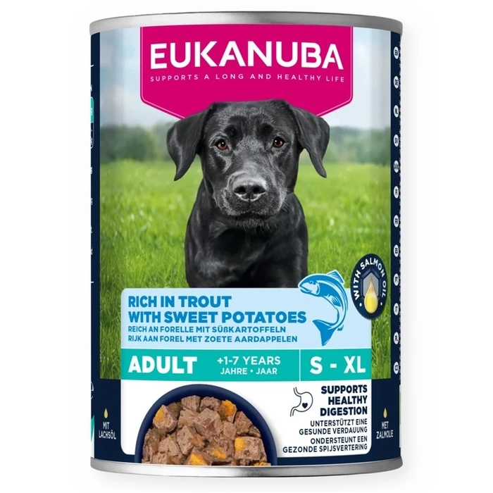 EUKANUBA Life Care Rich in Trout and Sweet Potatoes - Υγρή τροφή για σκύλους - 400 g