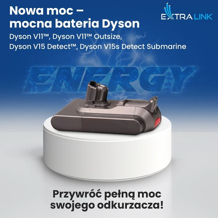 Extralink EX.94552 Replacement Battery for Handheld Vacuum (EX.94552)
