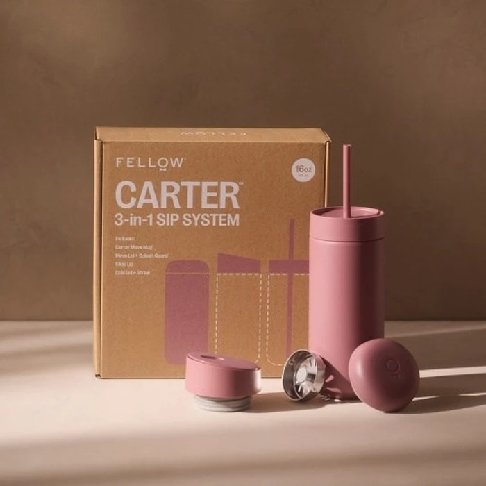 Fellow Carter Move Mug Κούπα Ταξιδιού 3-σε-1 473 ml Powder Pink