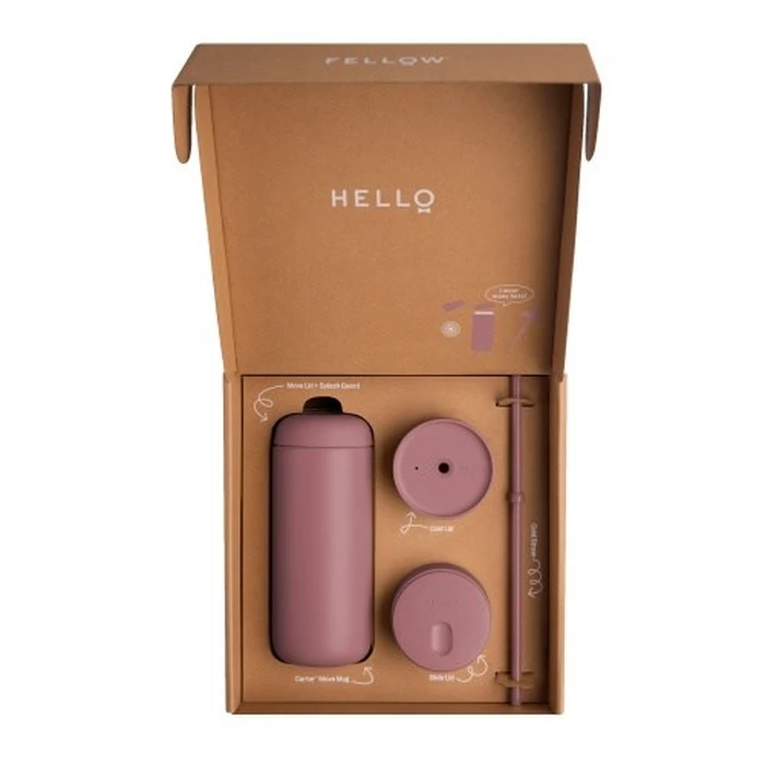 Fellow Carter Move Mug Κούπα Ταξιδιού 3-σε-1 473 ml Powder Pink
