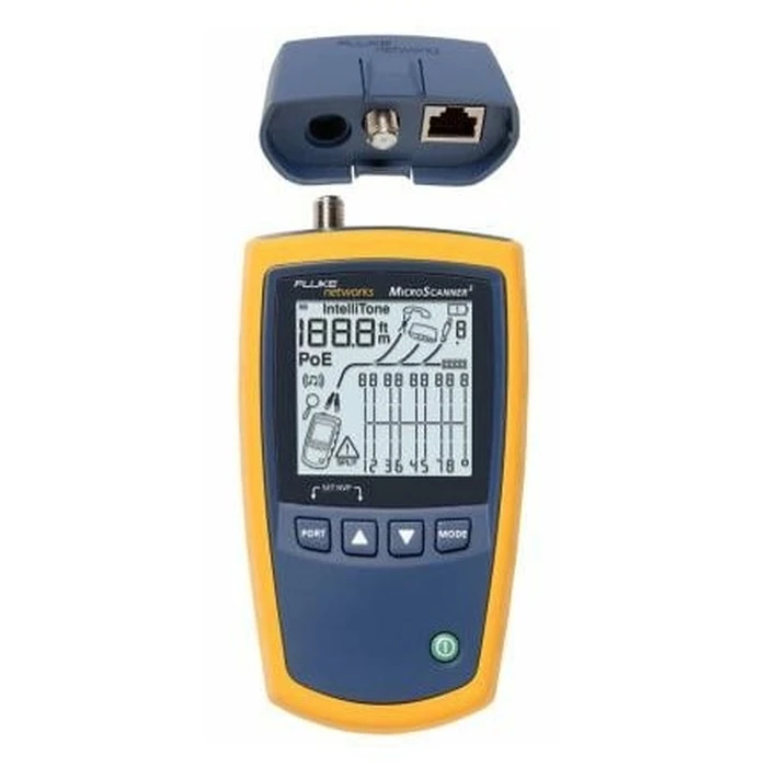 Fluke MicroScanner² Δοκιμαστής Καλωδίων (Μπλε/Κίτρινο)