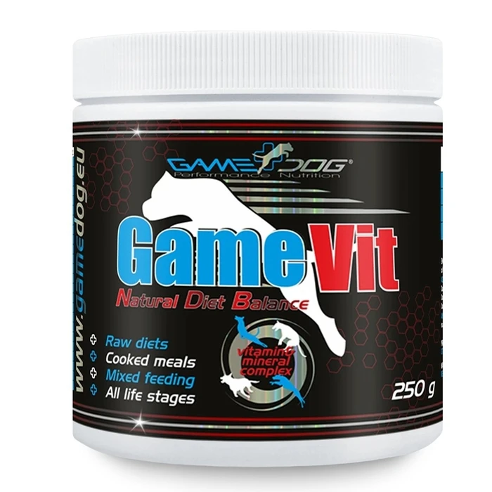 GAME DOG GameVit Natural Diet Balance - Supplements for Dogs - 250 g