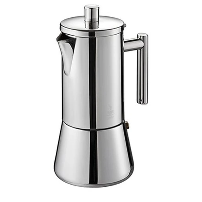 GEFU NANDO Stainless Steel Stovetop Espresso Maker - 6 Cups (G-16390)