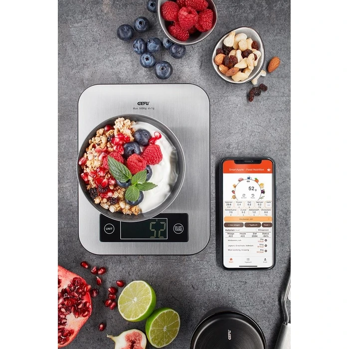 GEFU SCORE Stainless Steel Electronic Kitchen Scale (Countertop)