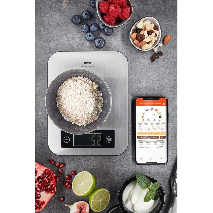 GEFU SCORE Stainless Steel Electronic Kitchen Scale (Countertop)