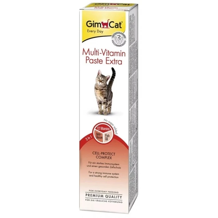 GIMCAT Multi-Vitamin Paste Extra 200g - Cat Multi‑Vitamin Paste Treat