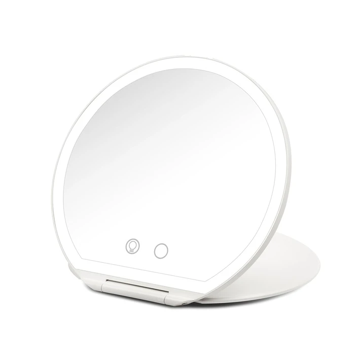 Girmi Make-up Mirror BE03 – LED Touch Rechargeable (USB-C), White