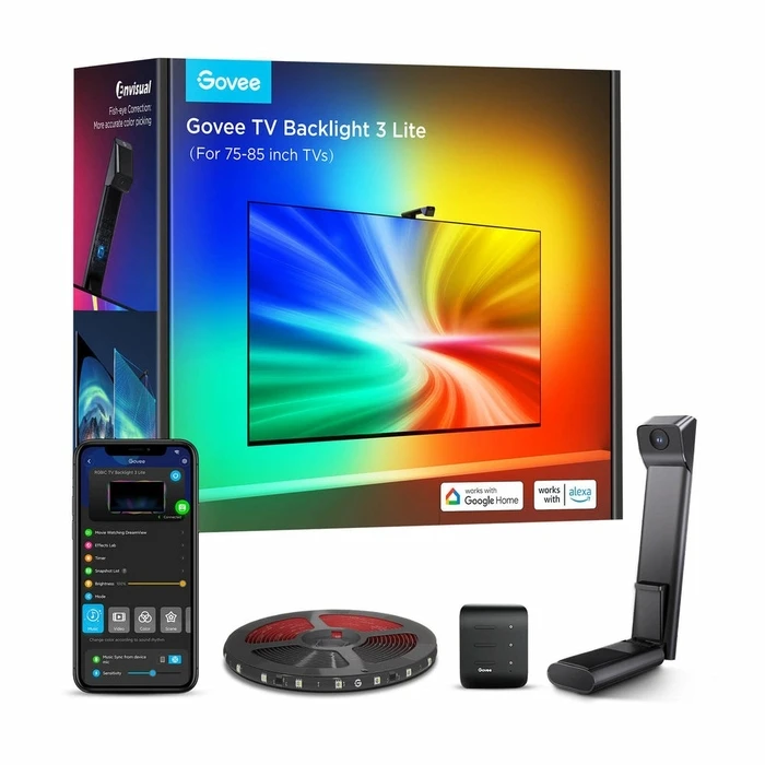 Govee TV Backlight 3 Lite - LED ταινία φωτισμού TV 3,6 m (Πολύχρωμη)