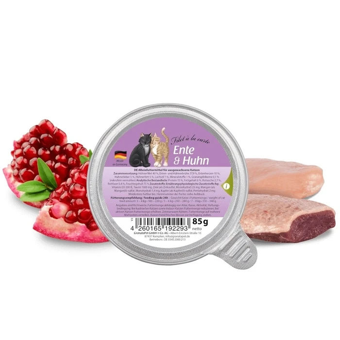GRANATAPET Filet á la carte Duck with chicken - Wet cat food - 85 g