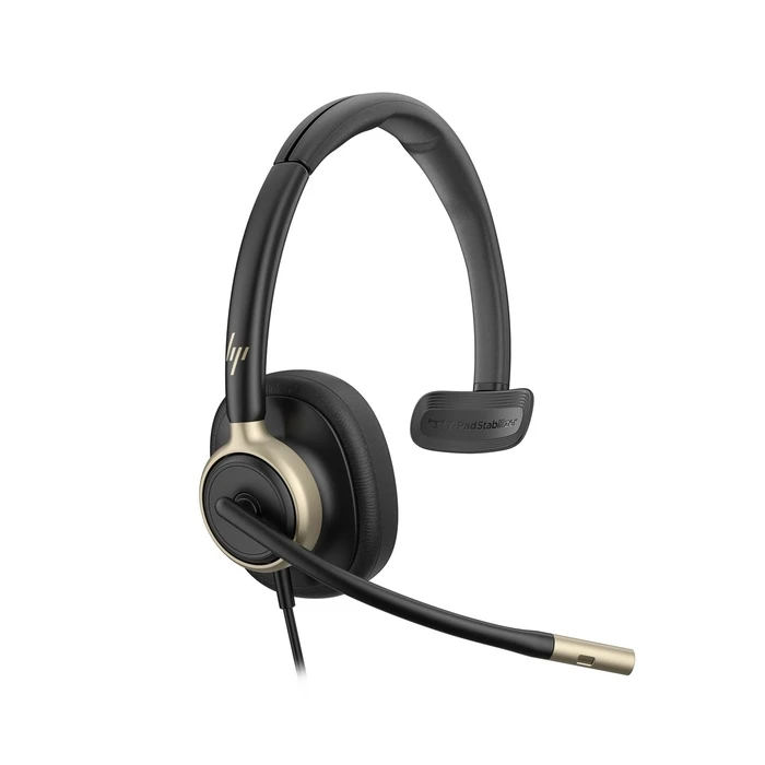 HP Poly Mission 815 Μονοκαναλικό Ενσύρματο USB Headset - Μαύρο